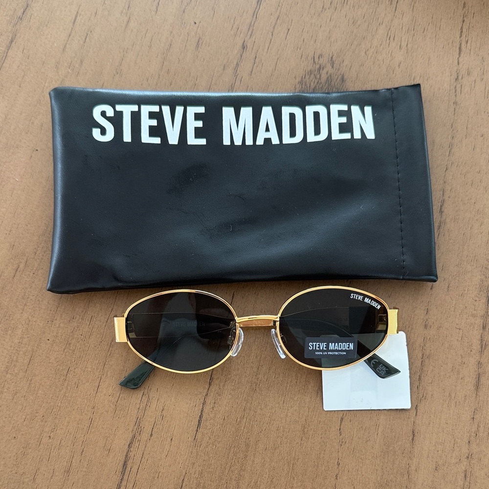 Steve Madden Mystie Gold Sunglasses